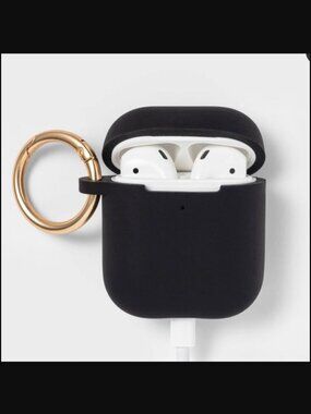 NIB heyday Black Earbud Case Cover for AirPods Gen 1 & Gen 2